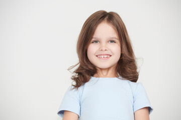 Fototapeta premium happy little girl