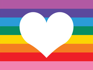 Pride love freedom lgbtq lgbt heart rainbow love wins gay lesbian trans homo homosexual colors flag diversity parade