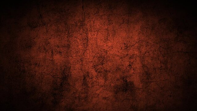 Dark red horror grunge texture with stained effect, motion holidays, horror and Halloween style background