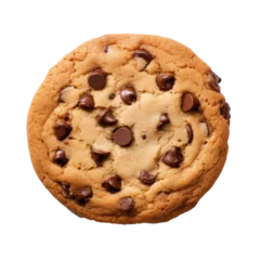 Gordijnen chocolate chip cookies isolated © Nagehan