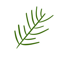 illustration of plants and flowers for christmas