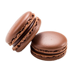 macaroons isolated on white background