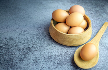 Chicken eggs, raw eggs,brown eggs