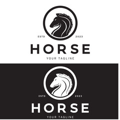 Chess strategy game logo with horse, king, pawn, minister and rook. Logo for chess tournament, chess team, chess championship, chess game application.