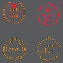 Badge design adobe stock vector 