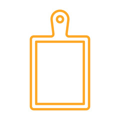 Obraz premium Kitchen board Icon