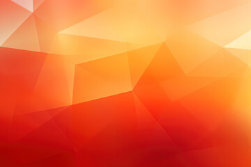 Yellow orange red abstract background for design. Geometric shapes. Triangles, squares, stripes, lines. Color gradient. Modern, futuristic. Light dark shades. Web banner - obrazy, fototapety, plakaty