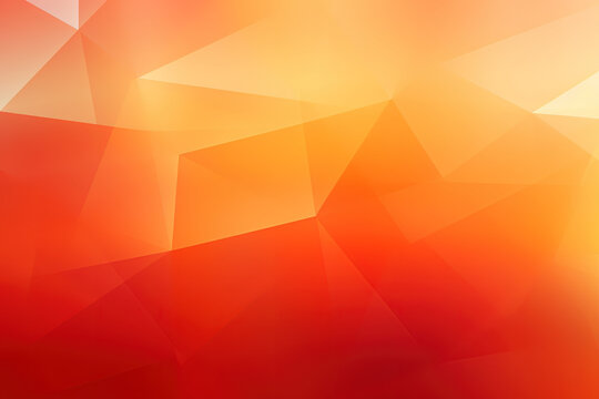 Yellow orange red abstract background for design. Geometric shapes. Triangles, squares, stripes, lines. Color gradient. Modern, futuristic. Light dark shades. Web banner