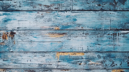 blue wood grunge texture, vintage fancy Christmas antique background. Generative Ai