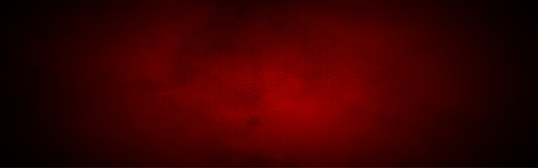 Beautiful Abstract Grunge Decorative Dark Red Stucco Wall Background. Bright center spotlight and black vignette border frame with vintage grunge background texture black paper layout design.