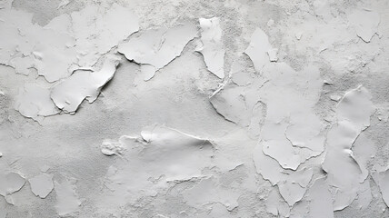 Closeup grunge texture white paint cement wall. Generative Ai