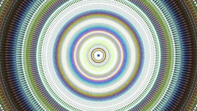 Fast motion circular rotation kaleidoscope background. 2D computer rendering pattern