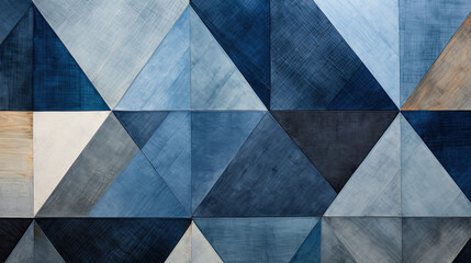 patchwork denim, indigo denim patchwork, wall art pattern, and backdrop, generate ai