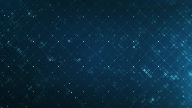 Futuristic Technology Grid Animation Background