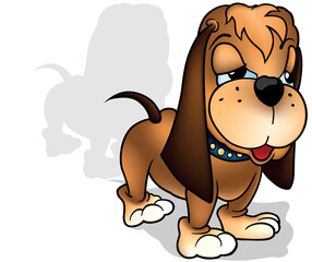 Adorable Brown Doggy with Long Ears