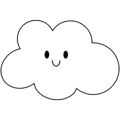 cloud with a smile