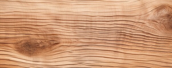 Beech wooden textured light brown background,detailed, panorama. Generative Ai.