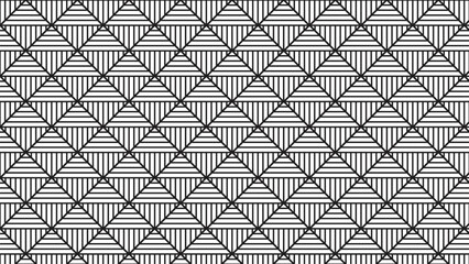 Abstract vector seamless pattern and swatches oriental line texture on white background wallpaper geometric diagonal fabric waves set of design elements