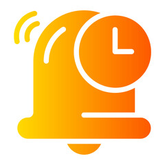 clock gradient icon