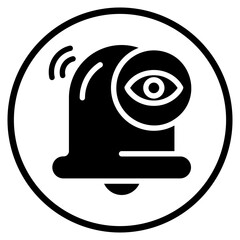 spy glyph icon