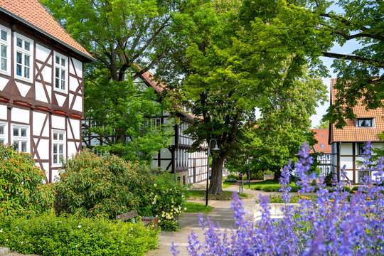 Fachwerkh&auml;user ist Salzgitter-Bad am Rosengarten