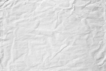 Fototapeta na wymiar white crumpled paper with macro texture