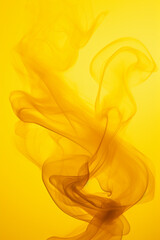 Yellow smoke pattern background
