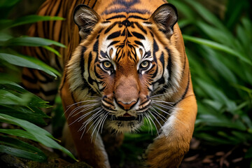 portrait of a bengal tiger