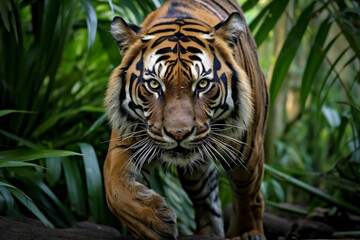 Fototapeta premium tiger in the zoo