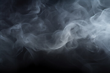 Fototapeta premium Gray smoke pattern background.