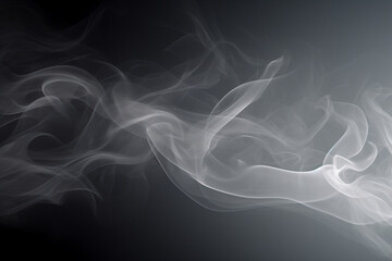 Gray smoke pattern background.