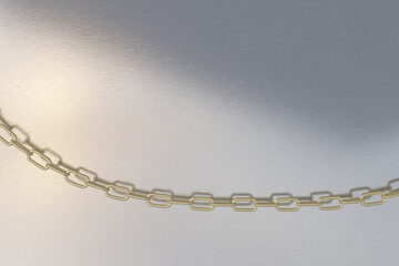 chain on iron background