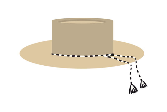 Chupalla Chile hat traditional accessory cartoon artwork