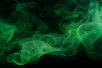 Fototapeta premium green smoke pattern background