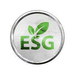 esg icons on white background	
