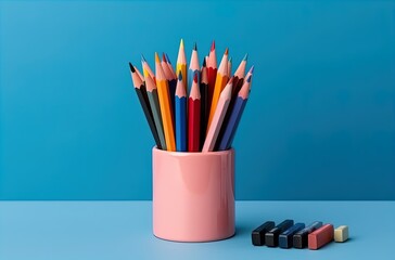 Obraz premium pencils in a cup