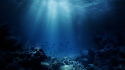 Fototapeta na wymiar Underwater Background Images | Generative AI