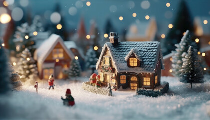 Fototapeta premium Christmas ornament decoration, xmas concept. Generative AI illustrations