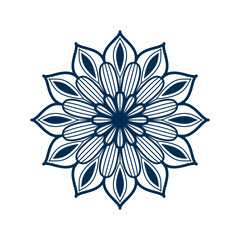 Obraz premium Mandala vector element round ornament decoration for adult coloring pages, stress relief and relaxation meditation, tattoo, henna, etc