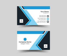 Creative and Clean Business Modern presentation card design template for business with company logo