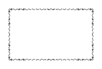 Black frame ornament art decorative boarder dark antique artwork