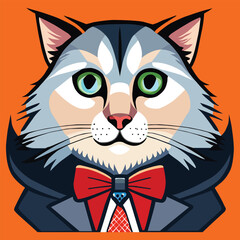 Fototapeta premium a cute mascot cat