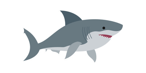 Marine Animals Illustration. Inhabitants of sea, ocean underwater life. Cute ocean animals vector set. Sea creatures cartoon characters, marine life clip art collection.