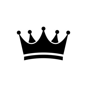 crown flat style vector icon