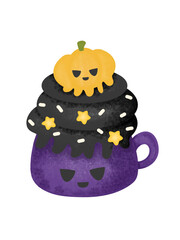 halloween pumpkin star cake,Sweets Pumpkin Halloween,cake Halloween,spider,
ghost,monster,cartoon character,cute,icon ,vector, illustration,hand drawn