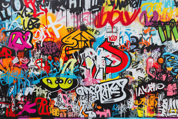 Fototapeta na wymiar Abstract graffiti backdrop, graffiti wall, street art, urban culture