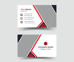  Clean Business Modern business
 card design template for business with company logo