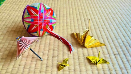 Japanese accessories,origami, crane