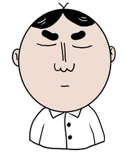 man cartoon character face png