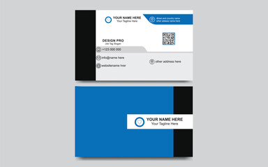 Creative and modern business card template design